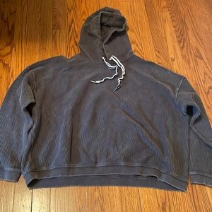 Aerie boxy knit sweatshirt